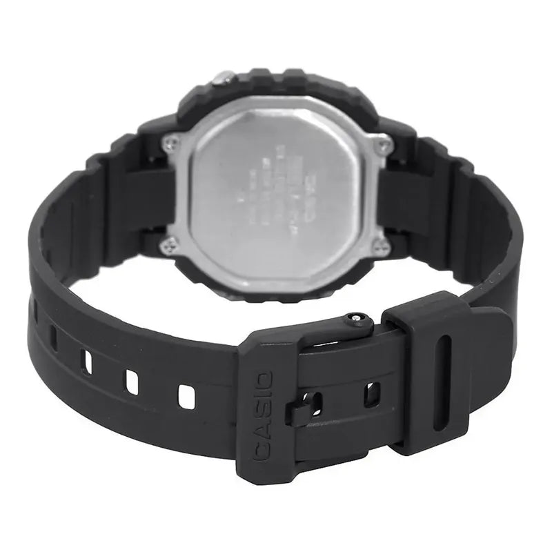Reloj Unisex Casio Iluminator La-20wh 9adf Naranja Negro Relojes De Pulsera