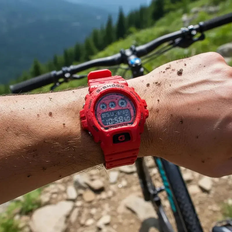 Reloj Hombre G-shock Dw-6900rrb-4dr Rojo Negro