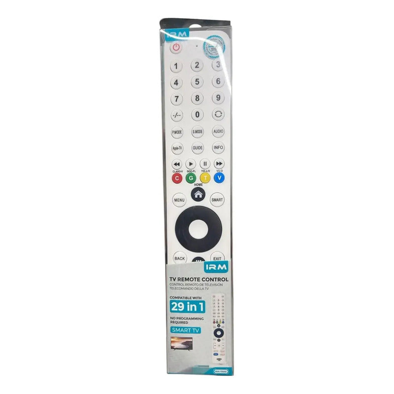 Control Remoto Mando De Distancia Para Smart Tv 29 En 1 Irm Blanco