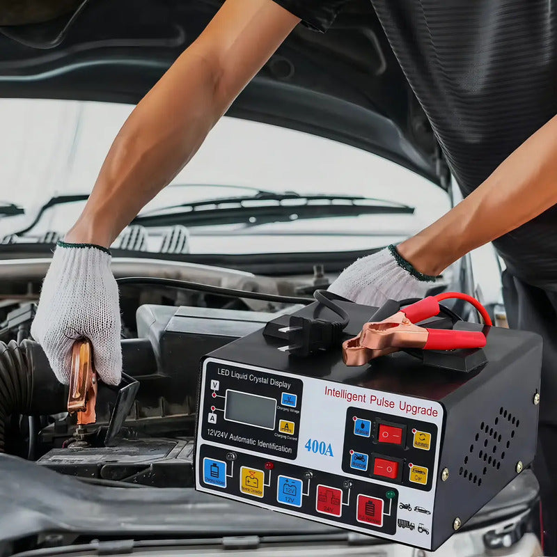 Cargador De Batería 12 Y 24v Recuperador De Bateria