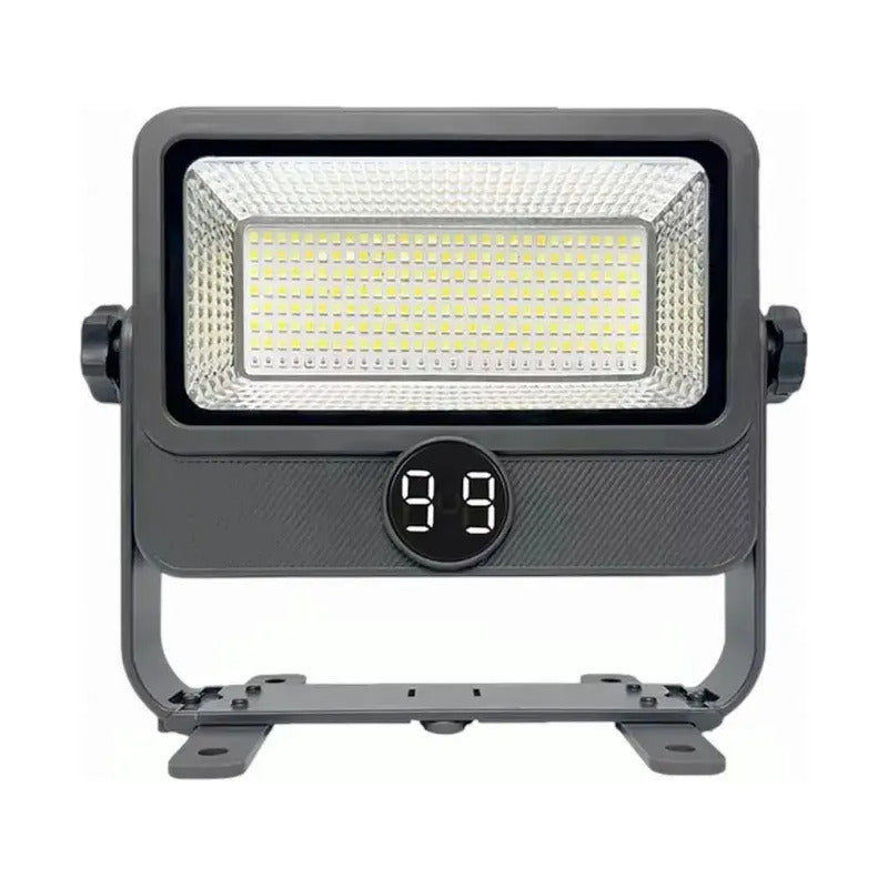 Reflector Irm 13926 100w Luz Potente Exterior Portable Negro Blanco