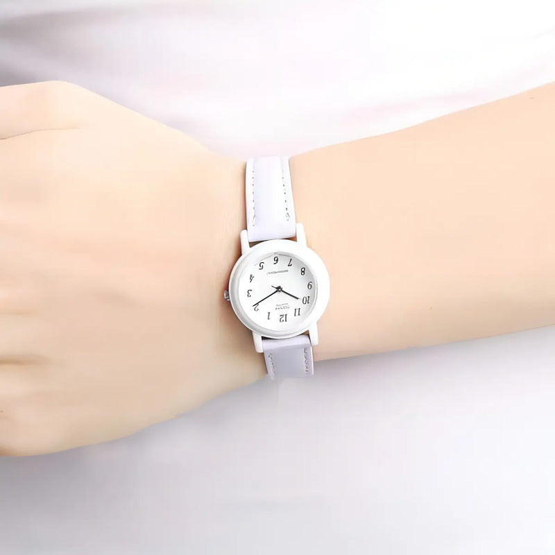 Reloj Analógico Casio Para Mujer Con Correa Fucsia Y Bisel Blanco