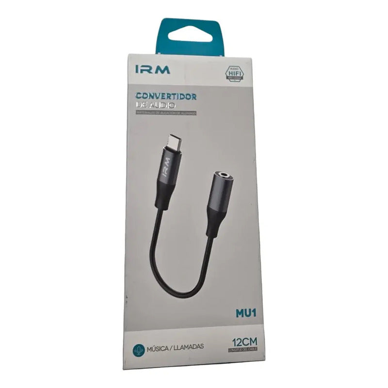 Adaptador Audio Usb C A Jack 3.5mm Mu1