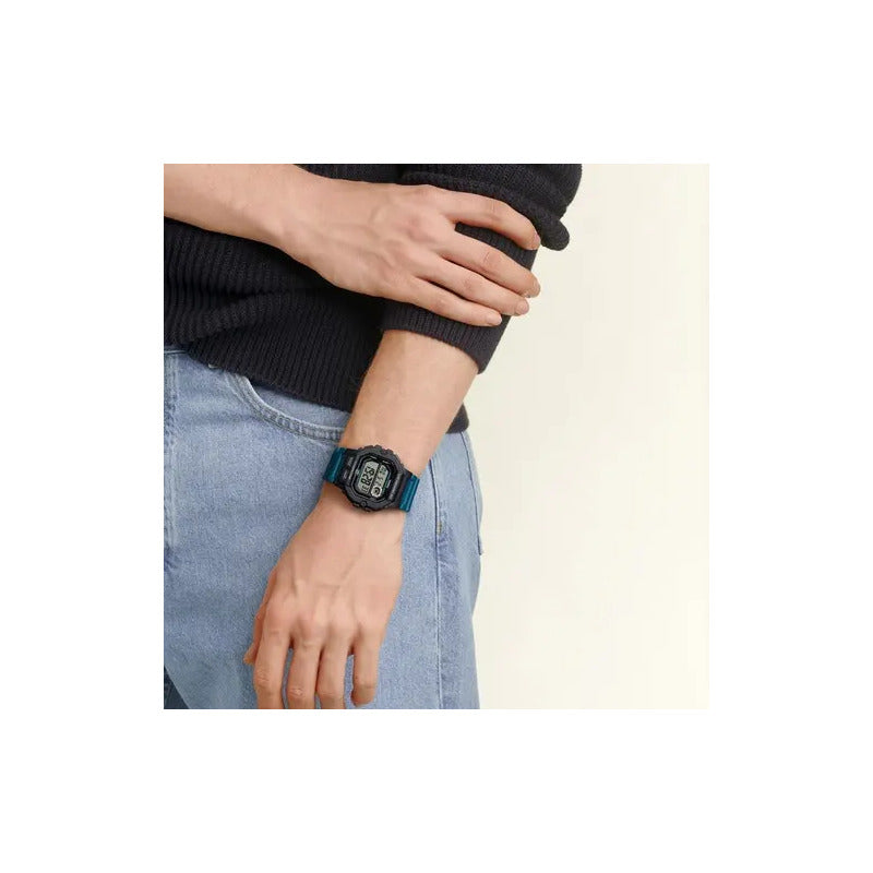 Reloj Digital Cuadrado Casio Ws-1400h-3avdf Con Correa Azul Para Hombre, Ws-1400h-3av Azul - Ws-1400h-3av