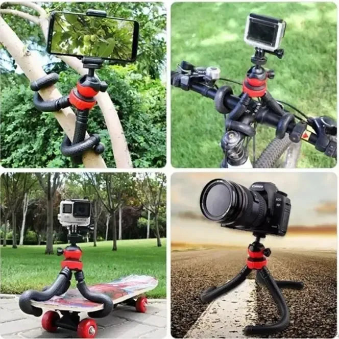 Kit De Accesorios Video-making Ay-49g Tripode + Luz + Mic