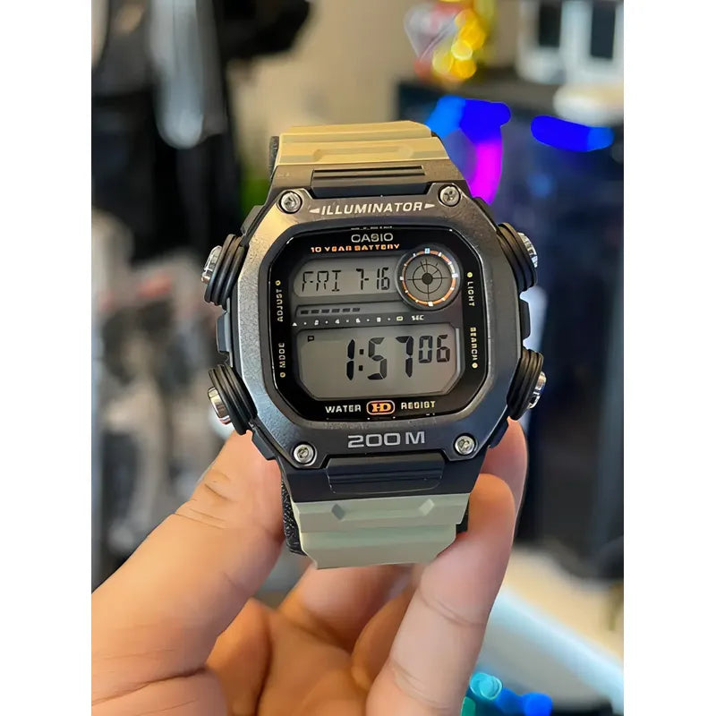 Reloj Casio Hombre Dw-291hx-5av Malla Xl 235mm Beige Negro Gris
