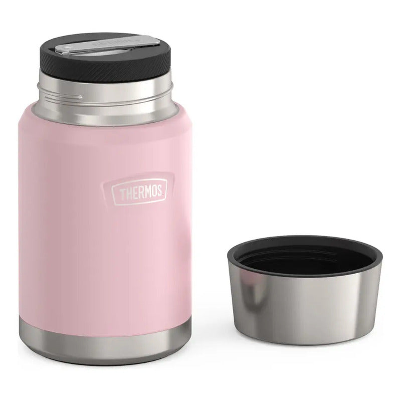 Termo Comida 710ml Icon Acero Inoxidable Pink-thermos Color Rosa Claro