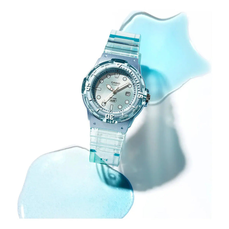 Reloj Casio Lrw-200hs-2e Resina Juvenil Azul