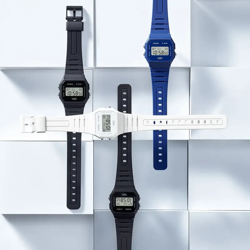 Reloj Casio F-91wb-1adf Cuarzo Unisex Negro Digital