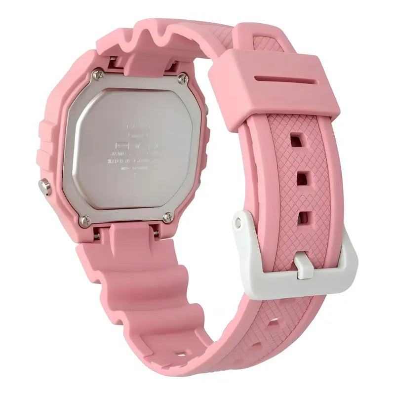 Reloj Deportivo Casio W-218hc-4av Rosa Gris