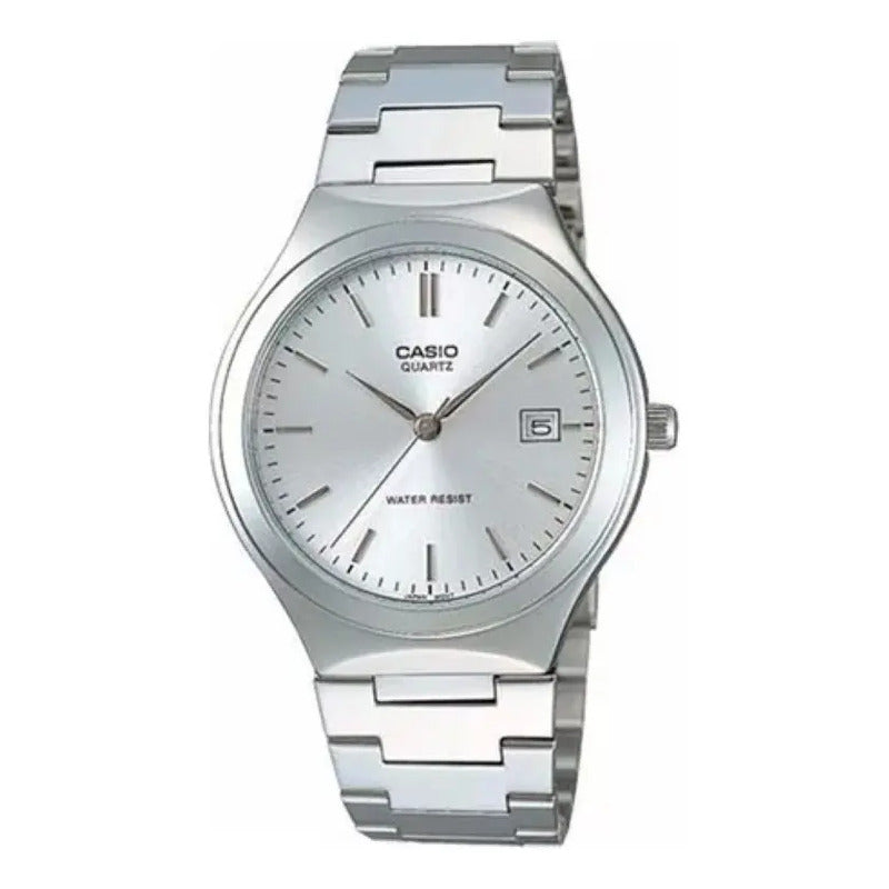 Reloj De Mujer Casio Con Correa De Acero Inoxidable Plateado Gris