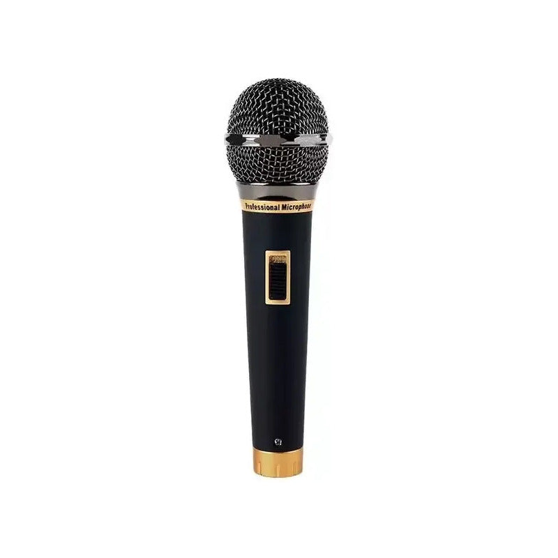 Microfono Alambrico Karaoke Profesional Canto Cardioide Voz Negro