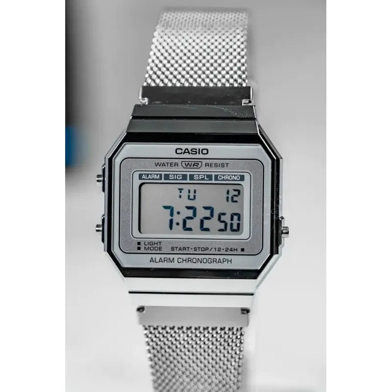 Reloj Casio Hombre A-700wm-7a Vintage Plateado