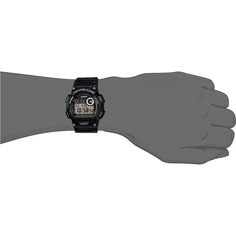 Reloj Casio Modelo: W-735h-1a Negro Sumergible