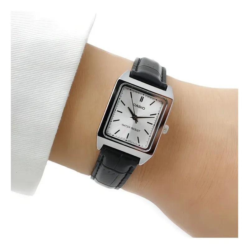 Casio Dress Ltp-v007 Casio Mujer (cód: 22949143) Negro Plateado