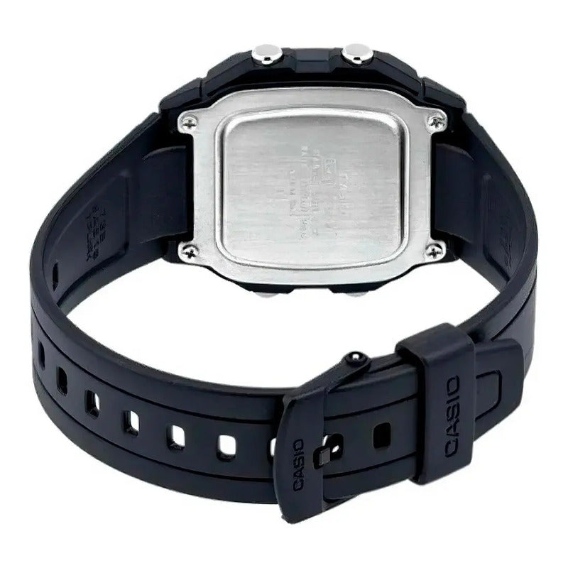 Reloj Digital Con Negativo Casio W-800h-1bvdf Para Hombre Black Preto