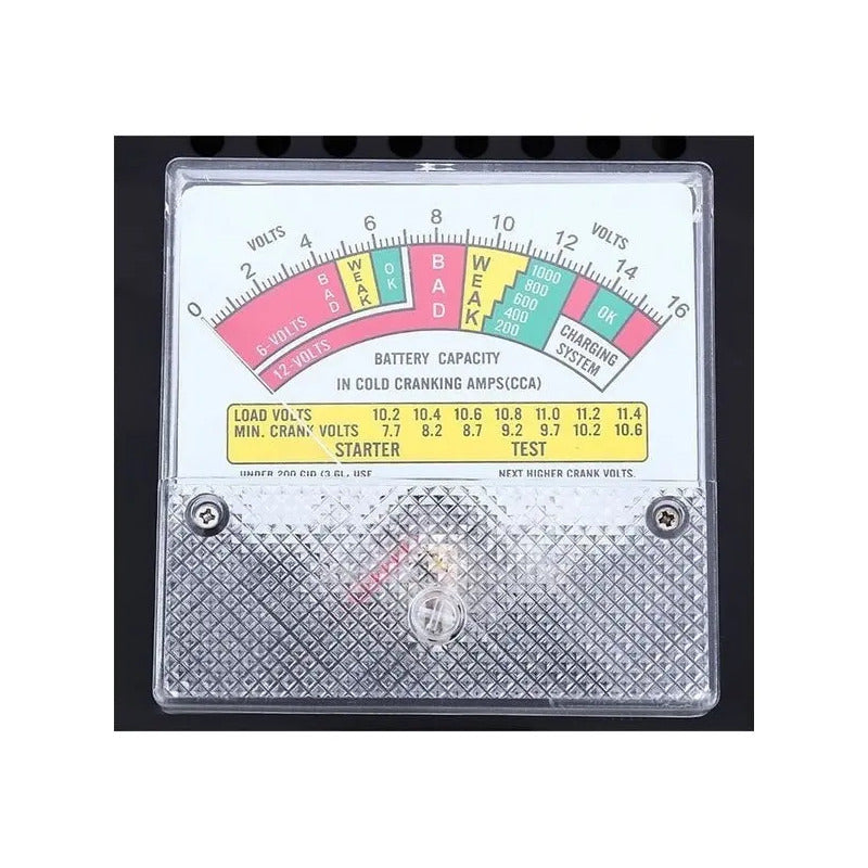 Voltimetro Tester Probador De Bateria Auto Pinzas 6 - 12v