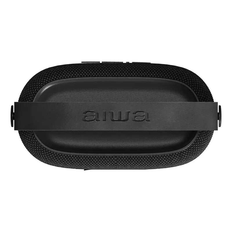 Parlante Bluetooth Portátil Aiwa 7w Con Luz Aws-s70bt Color Negro