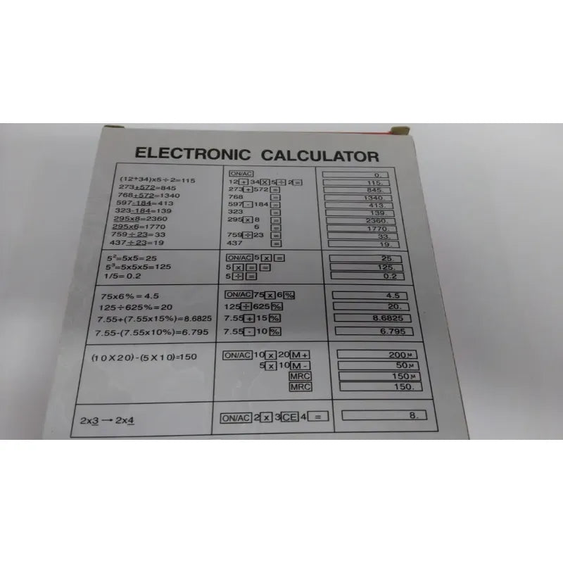 Calculadora Kadio 8837 B Color Negro