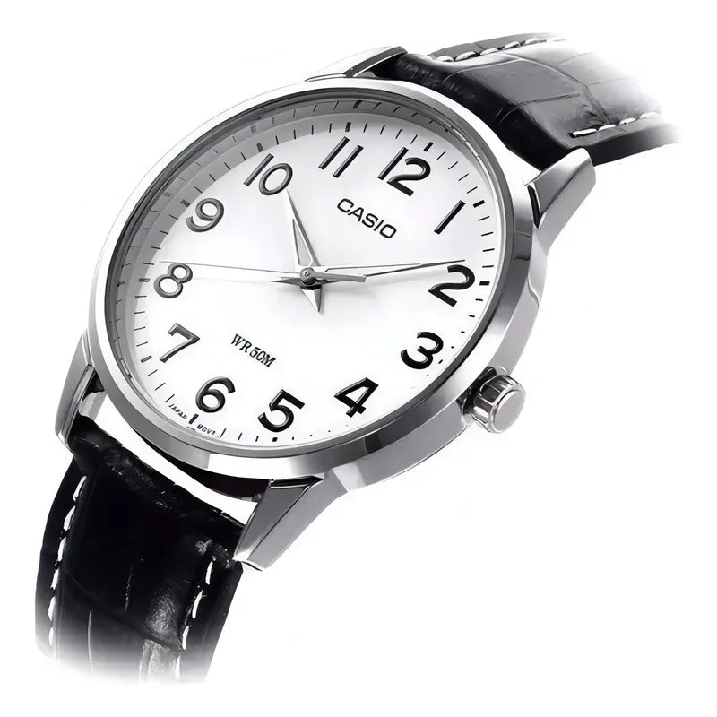 Reloj Casio Original Ltp-1303l-7b Mujer Oficial Granimp Negro Blanco