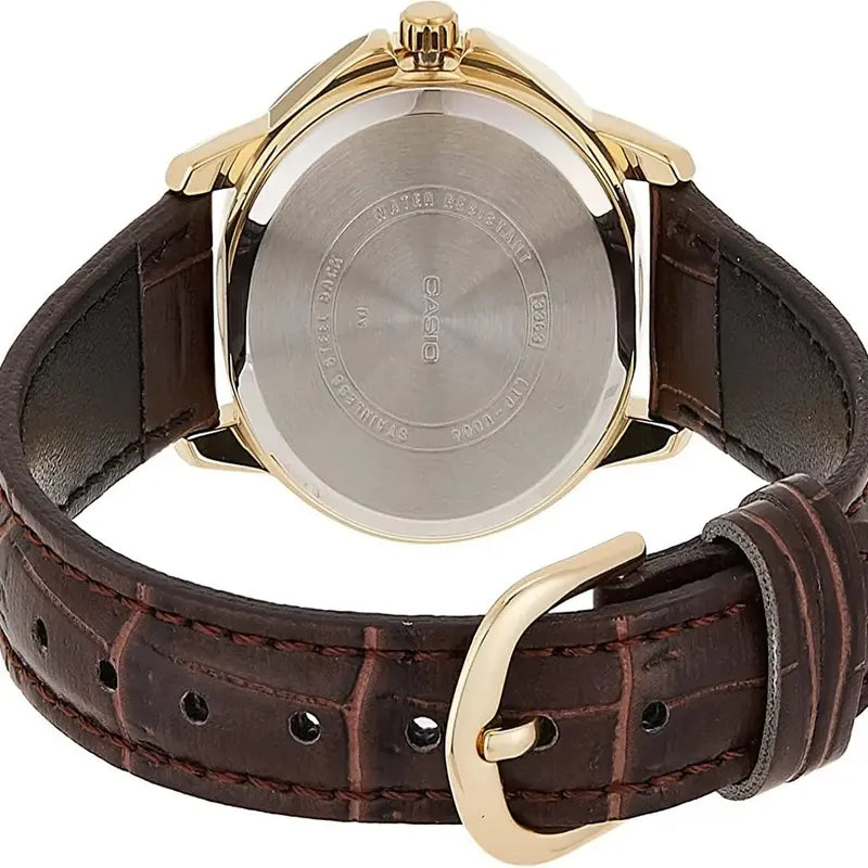 Reloj Casio Mujer Ltp-v004gl-7audf Café