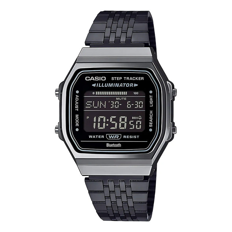 Reloj Casio Digital Metal Bluetooth Abl-100wegg-1b Original Negro Gris