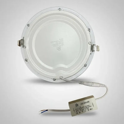 Foco Panel Led Embutido 18 W 3000k, 1530lm, 21cm Blanco Cálido