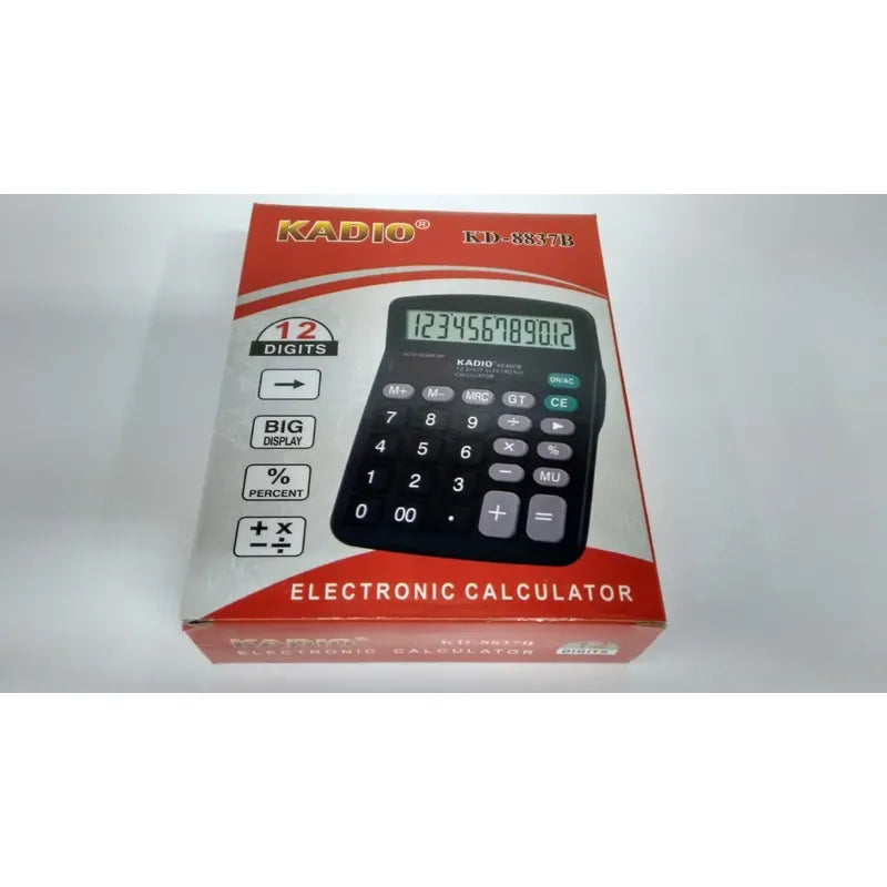 Calculadora Kadio 8837 B Color Negro