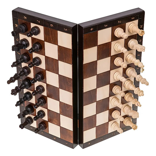 Tablero Ajedrez Plegable Magnético Juego De Ajedrez 18x18cm
