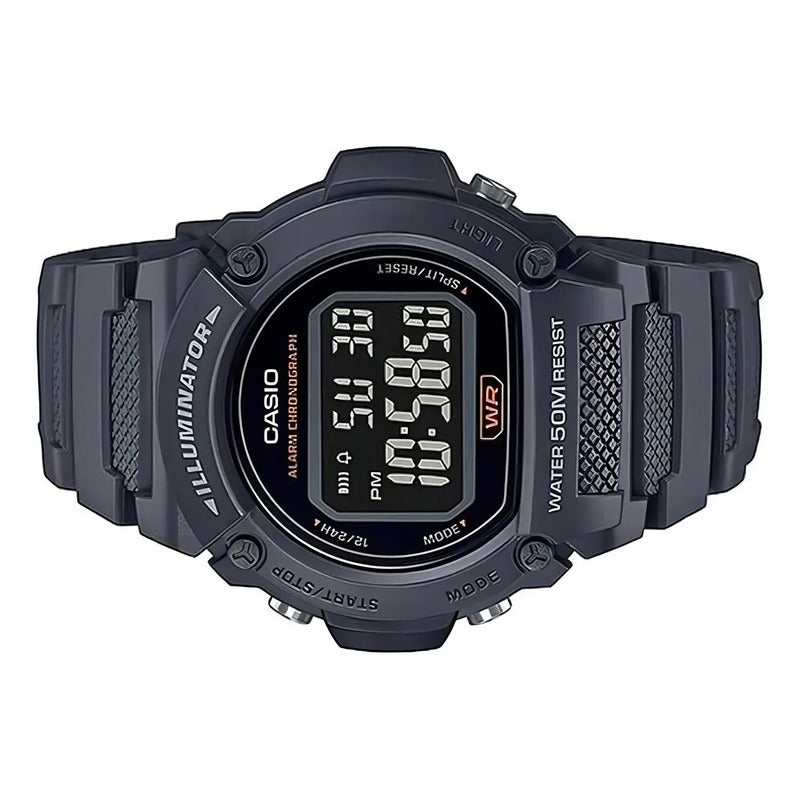Casio Standard W-219h-8bv Casio Hombre (cód: 24585641) Grafito Negro