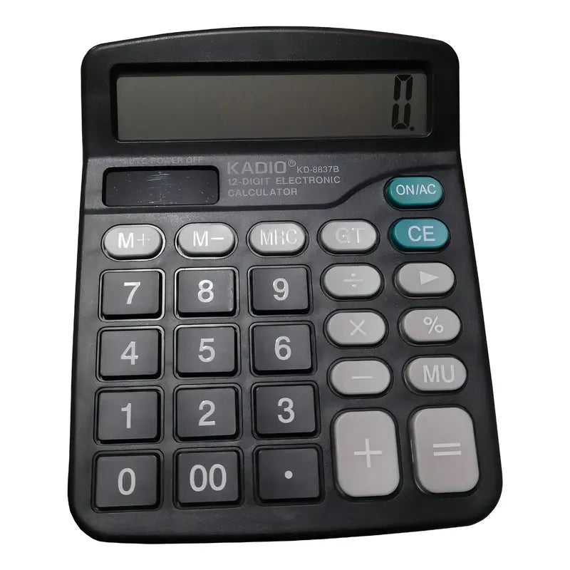 Calculadora Kadio 8837 B Color Negro
