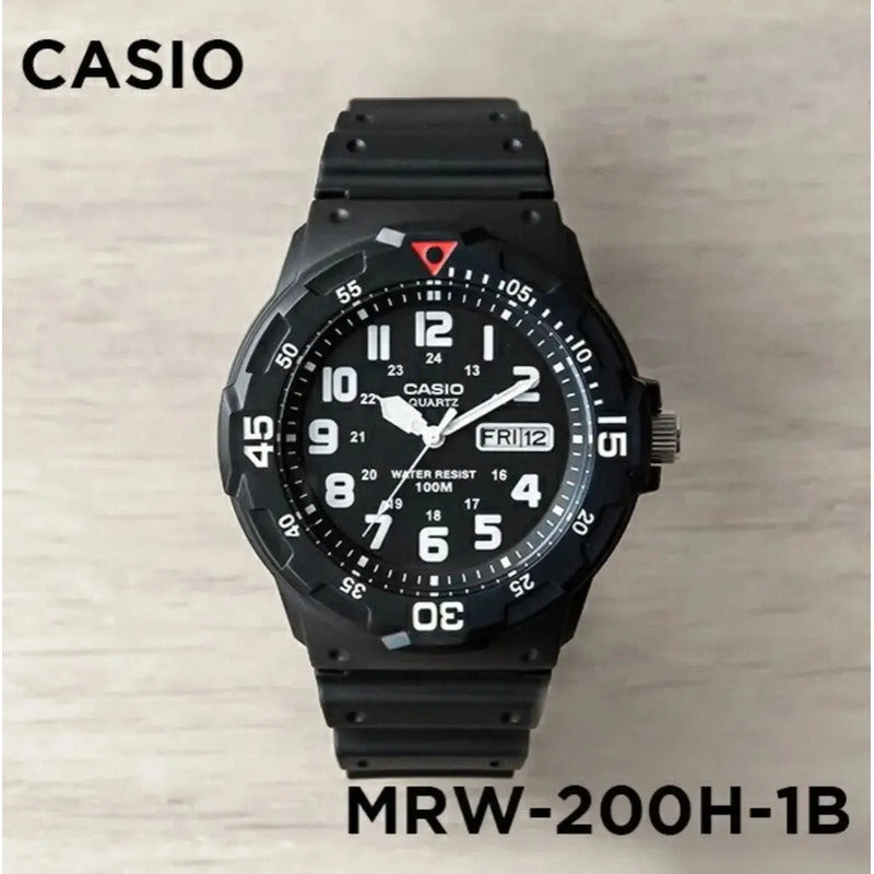 Reloj Casio De Hombre Mrw-200h Deportivo Sumergible 100m Negro Azul