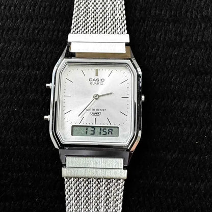 Reloj Casio Vintage Aq-230em-7adf Plateado
