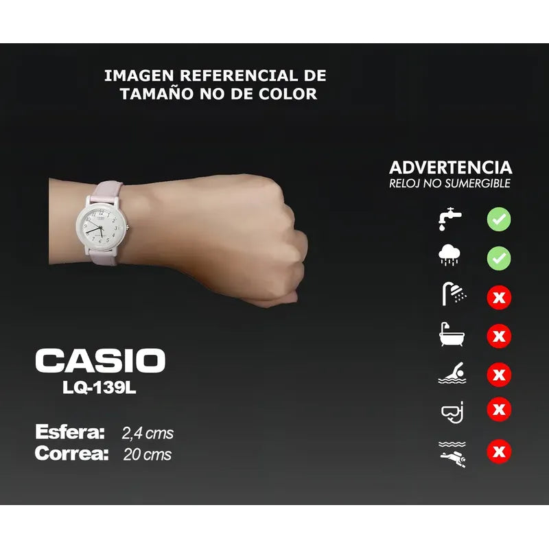 Reloj Casio Cue Dama Lq-139l-4b2