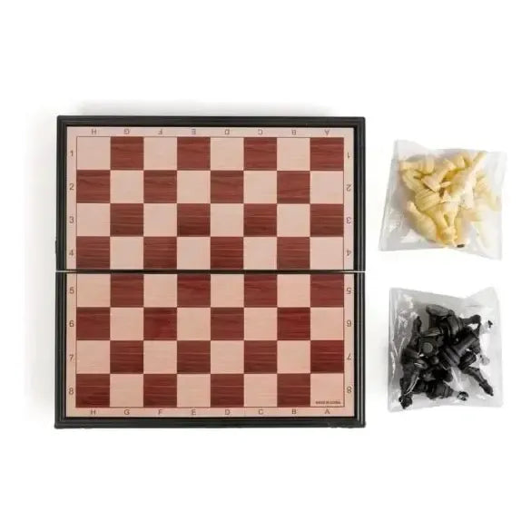 Tablero Ajedrez Plegable Magnético Juego De Ajedrez 18x18cm
