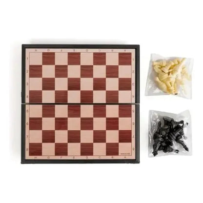 Tablero Ajedrez Plegable Magnético Juego De Ajedrez 18x18cm