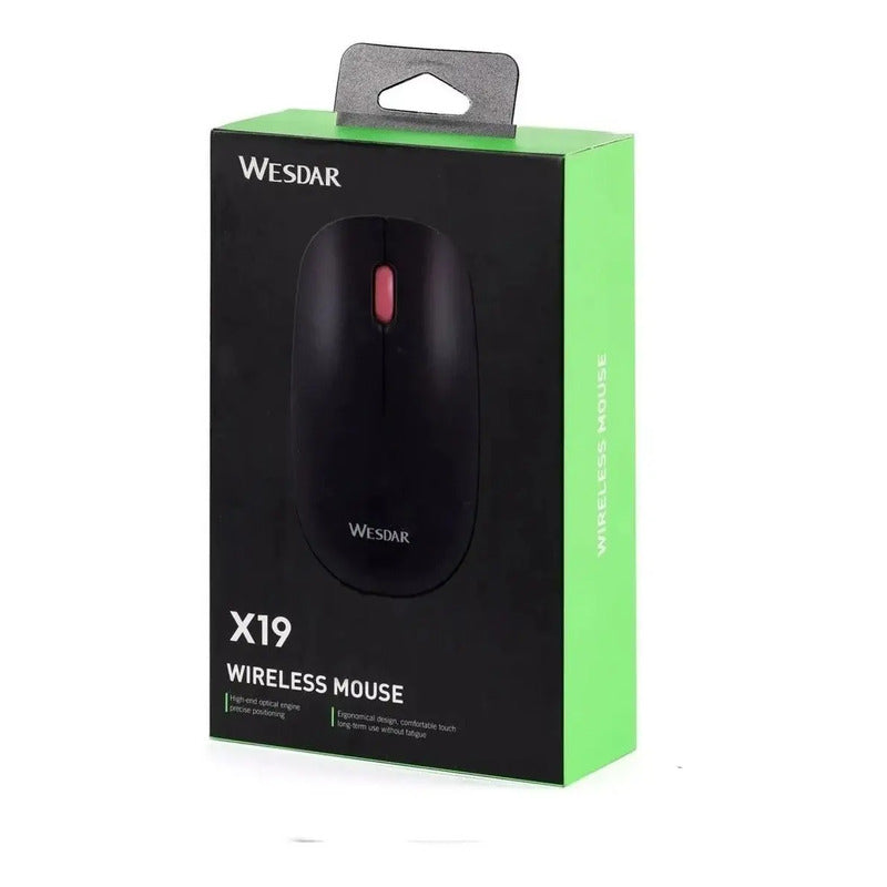 Mouse Wireless X19 Negro Generica