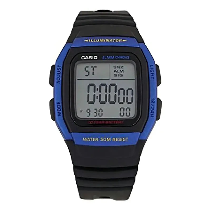 Casio Reloj Hombres W-96h-2a W-96h-2a Hombre (cód: 20633563) Negro Azul Plateado