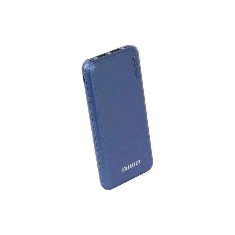 Cargador Portátil Aiwa Carga Rápida 10.000 Paw200 Vc Color Azul