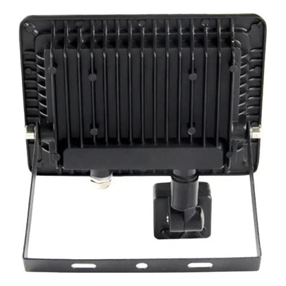 Foco Led 30w Con Sensor De Movimiento Exterior Luminaria Led Negro 6000k