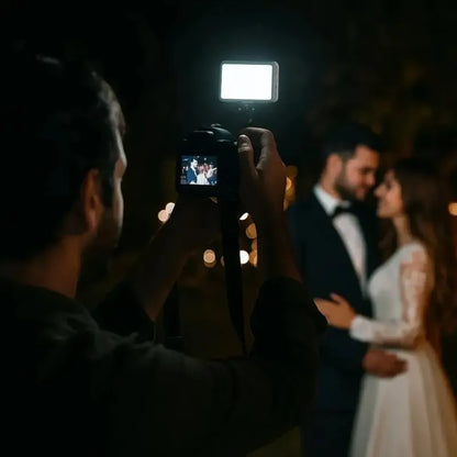 Panel De Luz Portátil 40w Para Videos Y Fotografías Blanco Blanco Frío