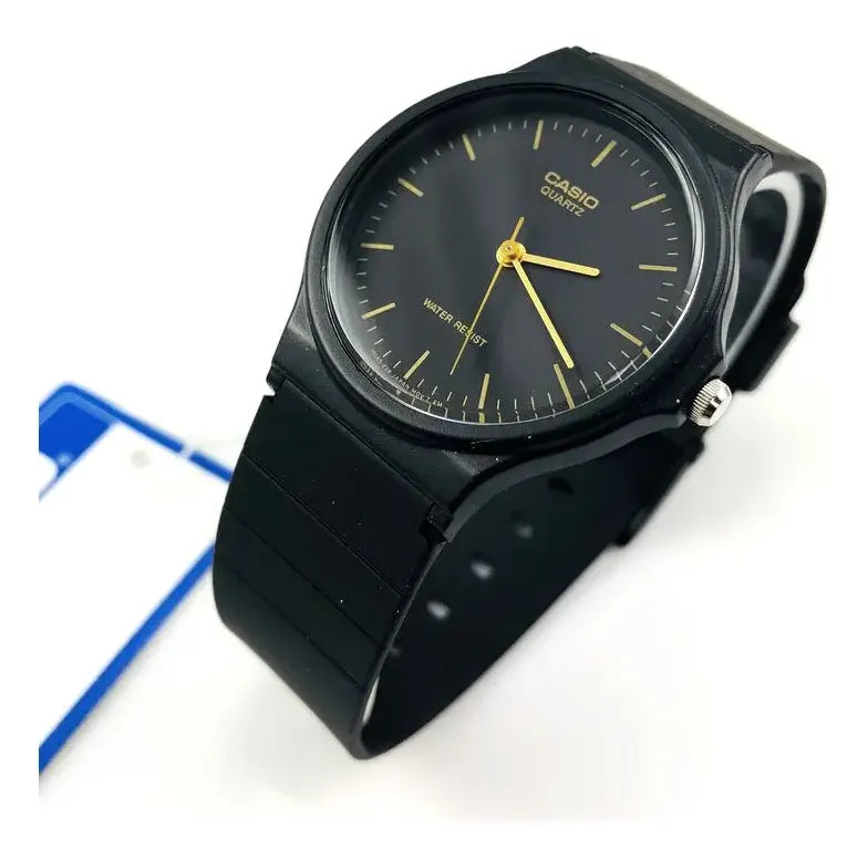 Reloj Pulsera Casio Mq-24-1e Con Correa De Resina Color Negro
