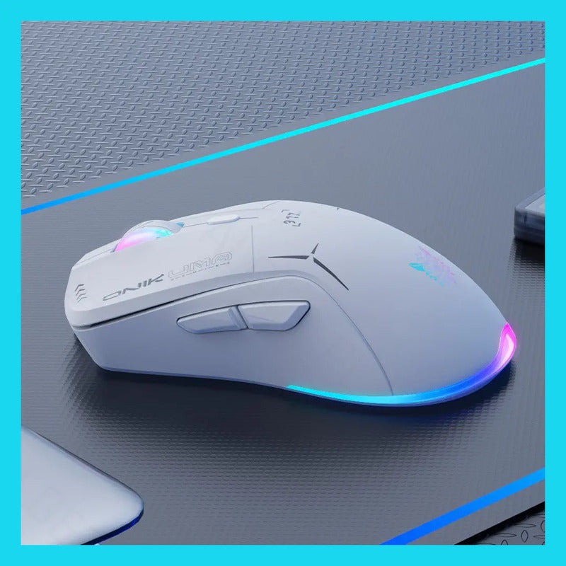 Mouse Gamer Inalámbrico Cw917 Blanco Onikuma Blanco