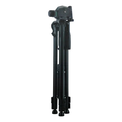 Tripie Para Celular Camaras Soporte Ajustable Aluminio Negro Negro