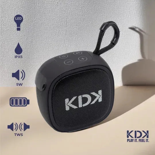 Parlante Mini Kdk Bluetooh Negro 5w