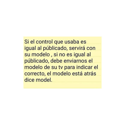 Control Remoto Smart Tv Onn D1s Genérico Compatible