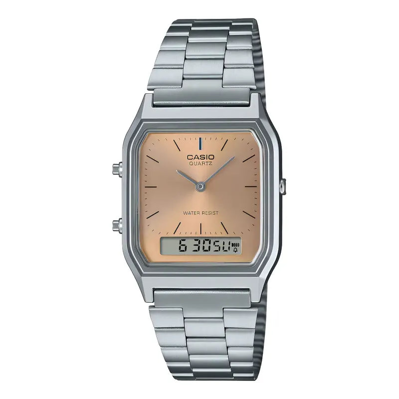 Reloj Casio Aq-230a - Edgy - Ø29,8mm - Unisex Malla 4a