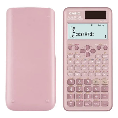 Calculadora Casio Fx-991es Plus Tapa Plástica Color Rosado