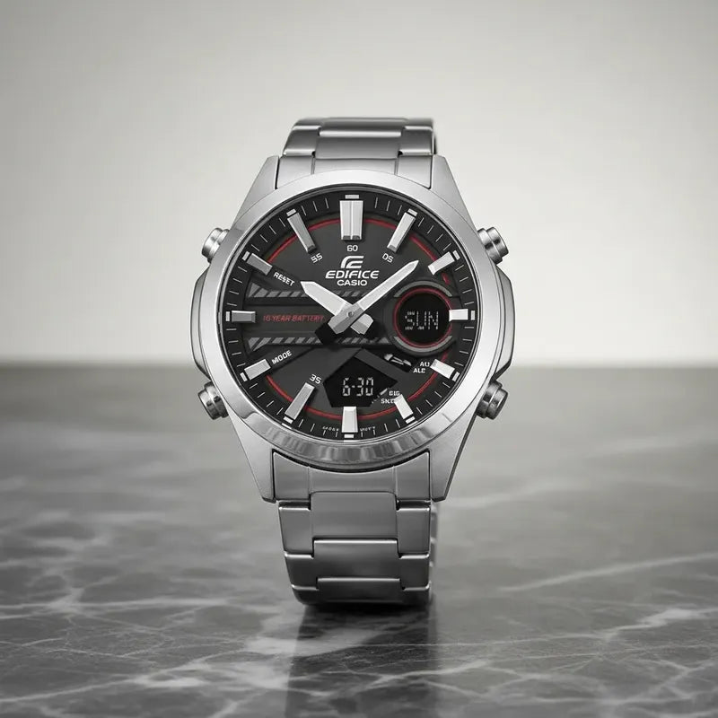 Reloj Casio Efv-c120d-1a4df Cuarzo Hombre Plateado