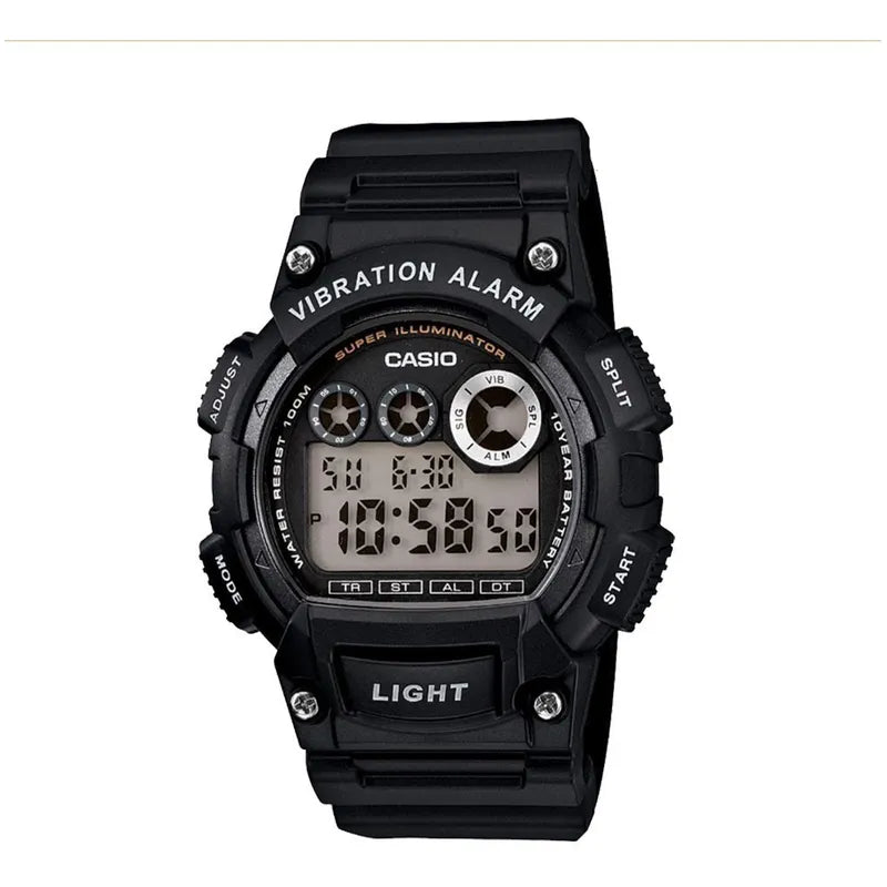 Reloj Casio Modelo: W-735h-1a Negro Sumergible